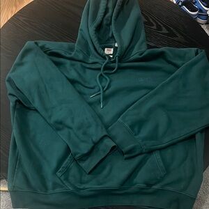 Levi's Green Sweatshirt Hoodie Casual Comfort